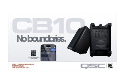 Meet the QSC CB10 — Compact, Battery-Powered, and Built for Real Working Pros