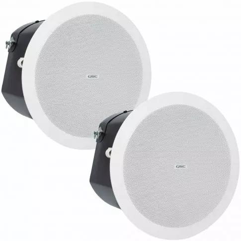 QSC AD-C6T-WH Ceiling Speakers in white (pair) | IDJNOW