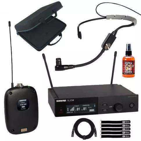 Shure SLXD14/SM35 System with Case and Sanitizer | IDJNOW