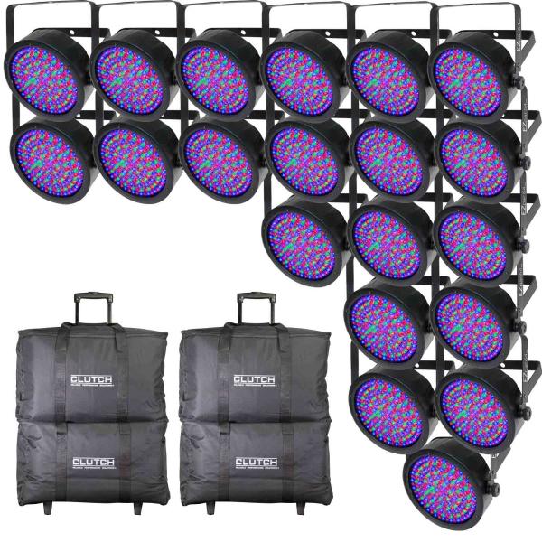 (20) Chauvet DJ EZpar 64 RGBA Bundle