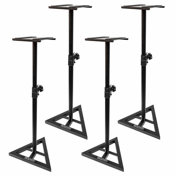 4) Clutch CL-MS2 Solutions Studio Monitor Stands | IDJNOW