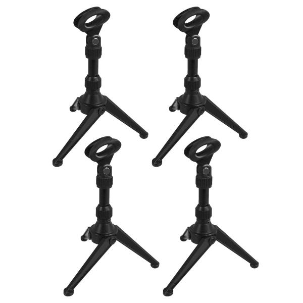 (4) Ultimate Support JS-MMS1 Mini Desktop Tripod Mic Stands