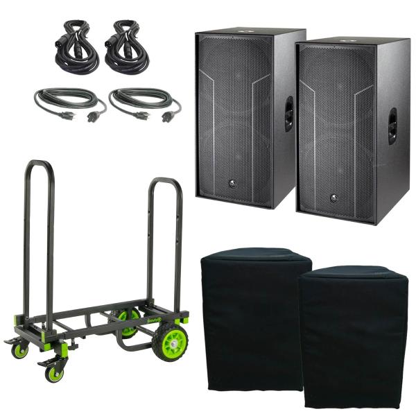 DAS ACTION-S218A Action 500 Series 2x 18" 1600W Active Bass-Reflex Subwoofer Duo Package