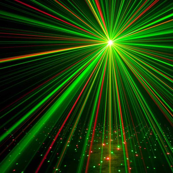 ADJ Stinger II 3-FX-IN-1 Moonflower, Laser, & UV Effect Light