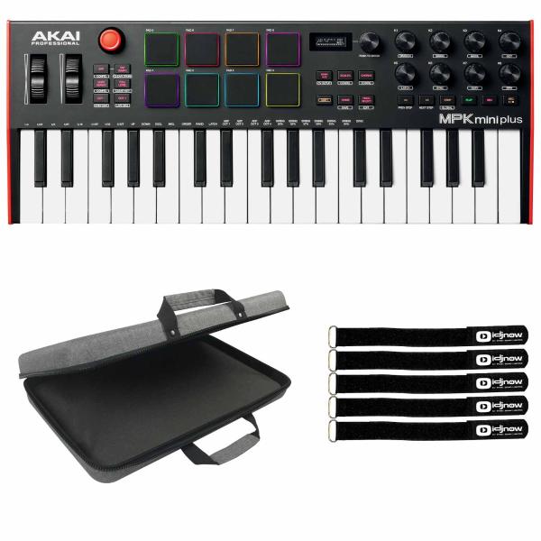 Akai MPKMINIPLUS 37-Key MPK Mini Keyboard with Case | IDJNOW
