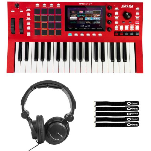 Akai Professional MPC KEY 37 Keyboard & Headphones | IDJNOW