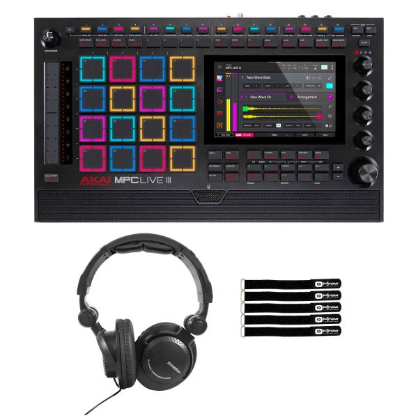 Akai Professional MPC Live III Music Center with Headphones