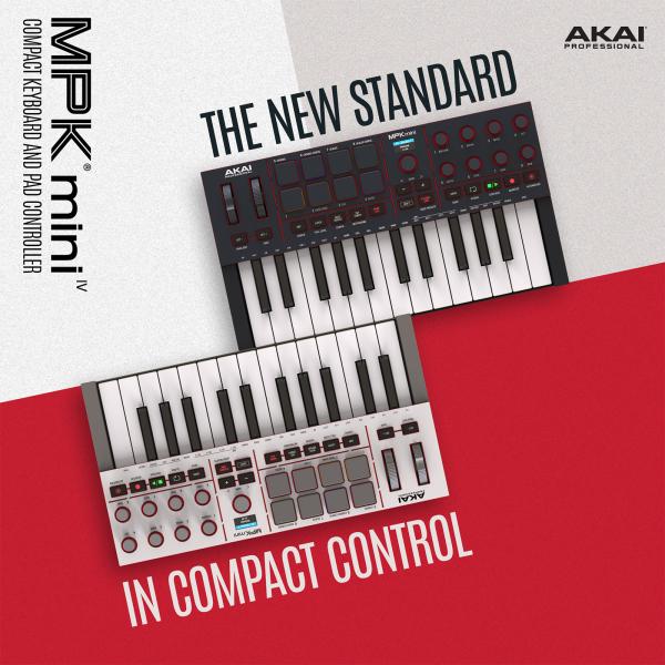 Akai Professional MPK Mini 4 25-Key MIDI Keyboard - Black