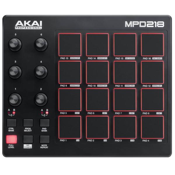 Akai Professional MPD218 Feature-Packed Highly Playable Pad Controller