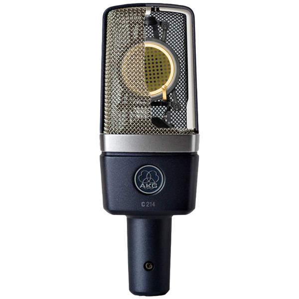 AKG C214 Large-Diaphragm Microphone with Stand | IDJNOW