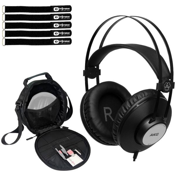AKG K72 Closed-Back Studio Headphones with Headphone Gear Bag