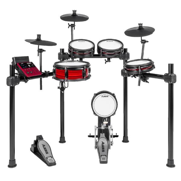 Alesis Nitro Pro Drum Kit 8-Piece Drum Kit with Mesh Heads & Bluetooth Angle Front