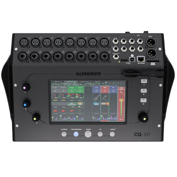 Allen & Heath CQ-18T Ultra-Compact 18in/8out Digital Mixer