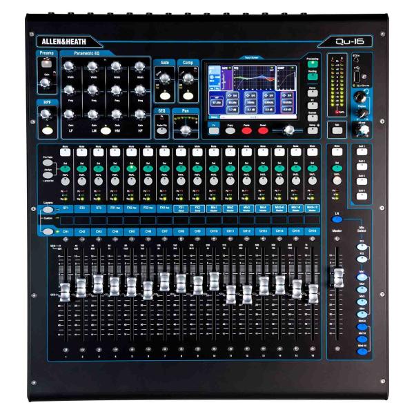 Allen & Heath QU-16 16 Channel Rackmountable Digital Mixer