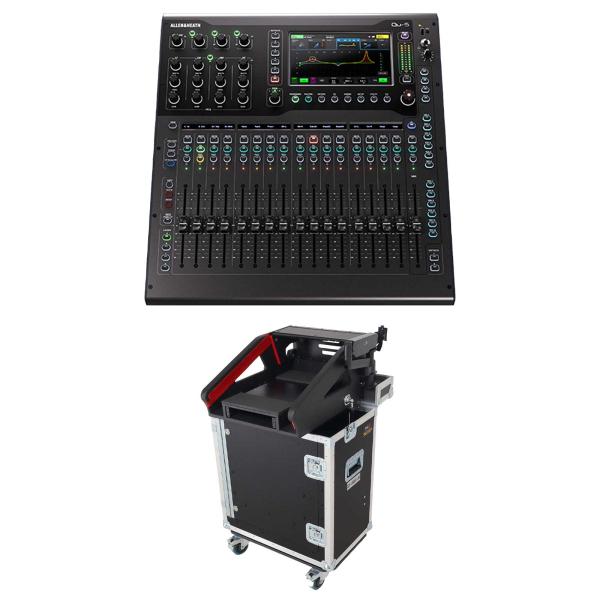 Allen & Heath Qu-5 Compact 32-Channel Digital Mixer with Lifting Case
