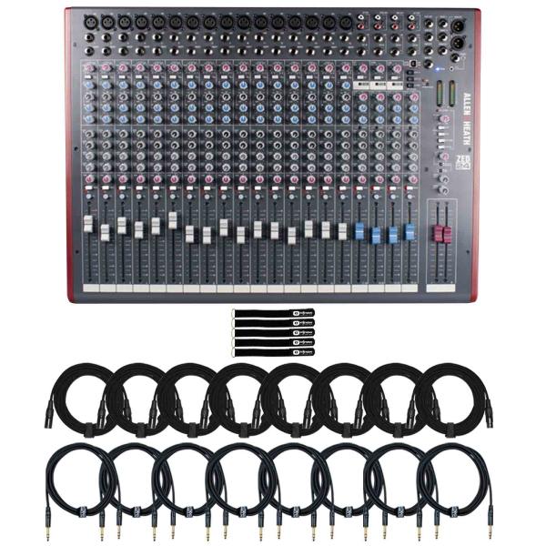 Allen & Heath ZED-24 Multipurpose Mixer & Cables | IDJNOW
