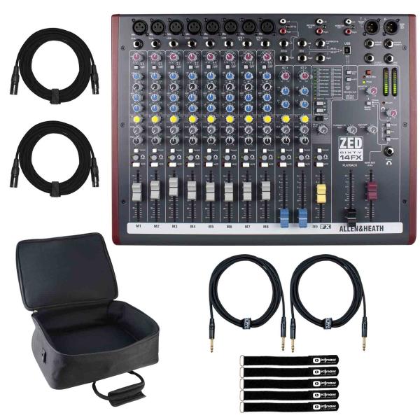 Allen & Heath ZED60-14FX FX Mixer with Gear Bag | IDJNOW Allen & Heath ZED60-14FX FX Mixer with Gear Bag | IDJNOW