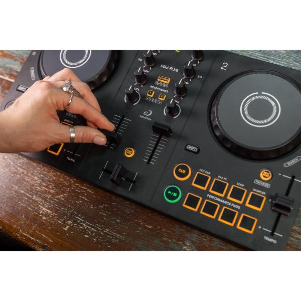 AlphaTheta DDJ-FLX2 Compact 2-Channel DJ Controller