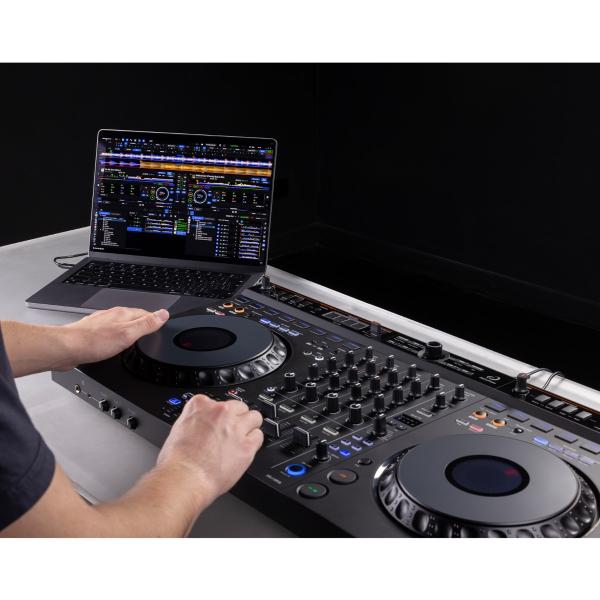 AlphaTheta DDJ-GRV6 Controller with Black Flight Case Pack