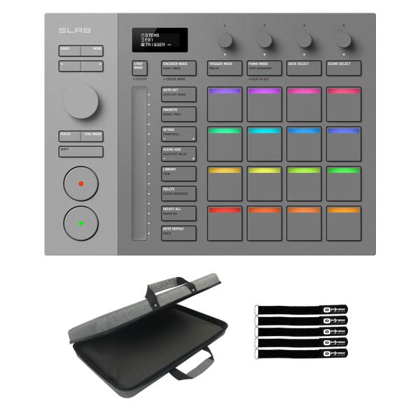 AlphaTheta SLAB Music Production Controller with Case Pack