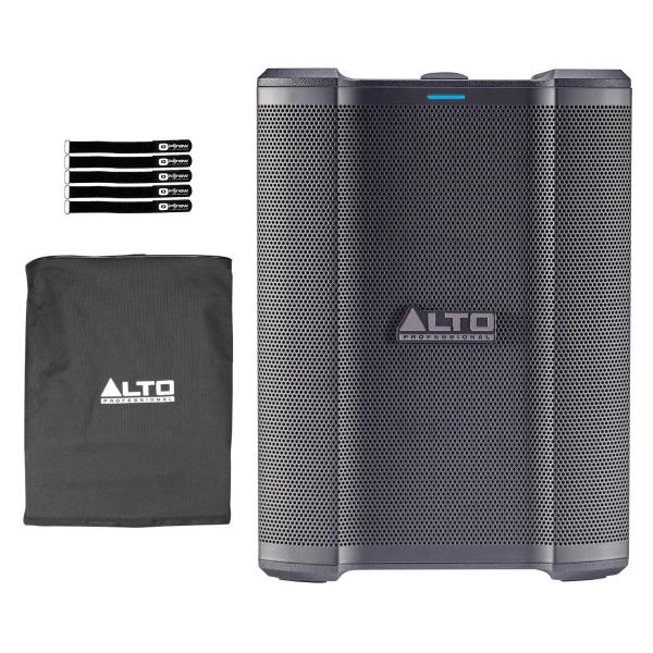 Alto Professional BUSKER Battery Powered Portable PA with Cover Pack