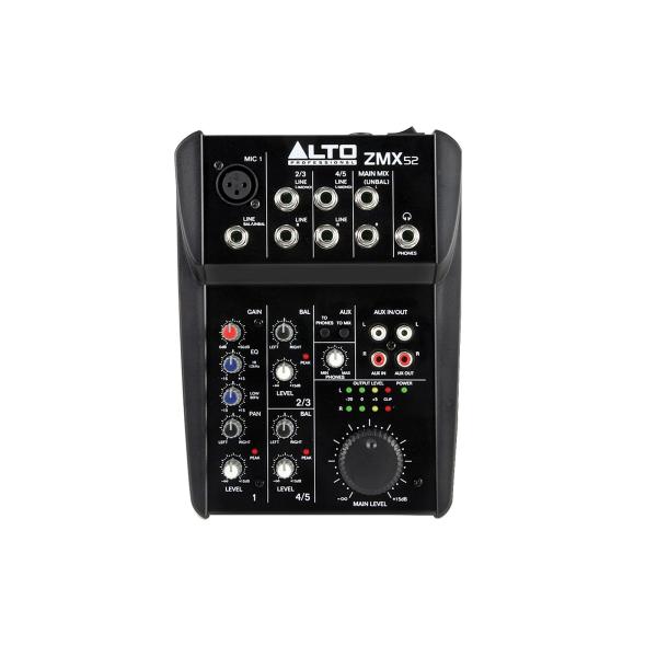 Alto Professional Zephyr ZMX52 5-Channel Compact Mixer