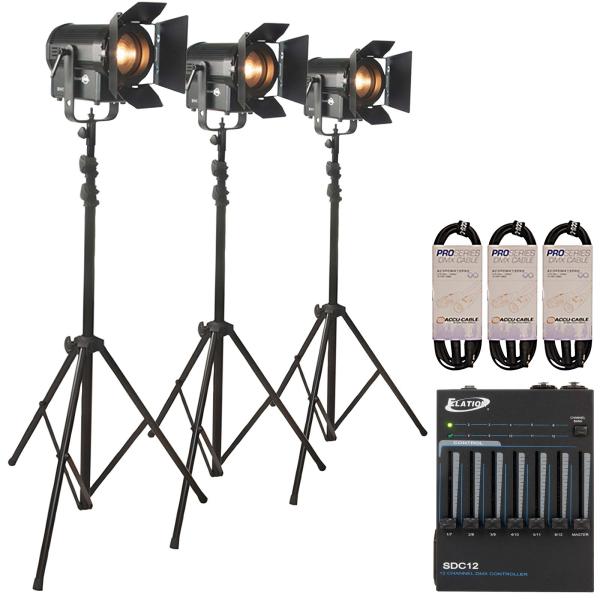 American DJ BASIC STREAM PAK Multi-Person Live Streaming Light Bundle