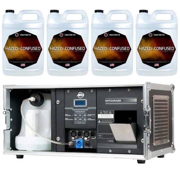 American DJ Entourage Pro Faze Machine with Case & Fluid Package