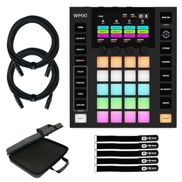 American DJ WMX1 Standalone DMX Lighting Controller with EVA Case