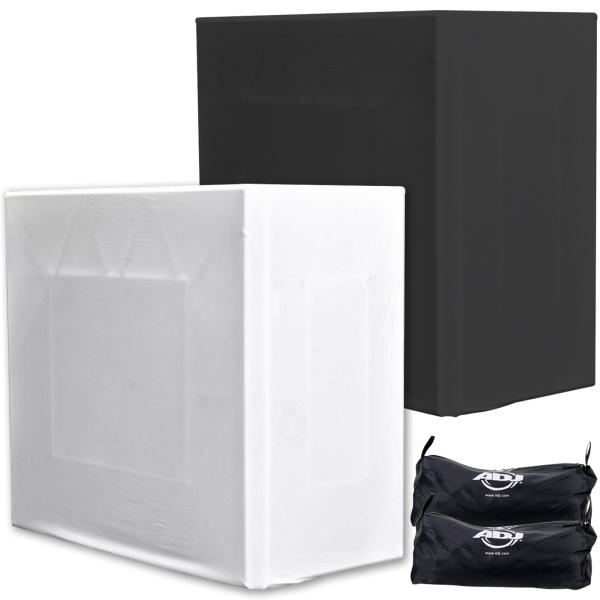 American DJ Pro Event Table Black Scrim and White Scrim for the ADJ Pro Event Table or Pro Event Table II Package