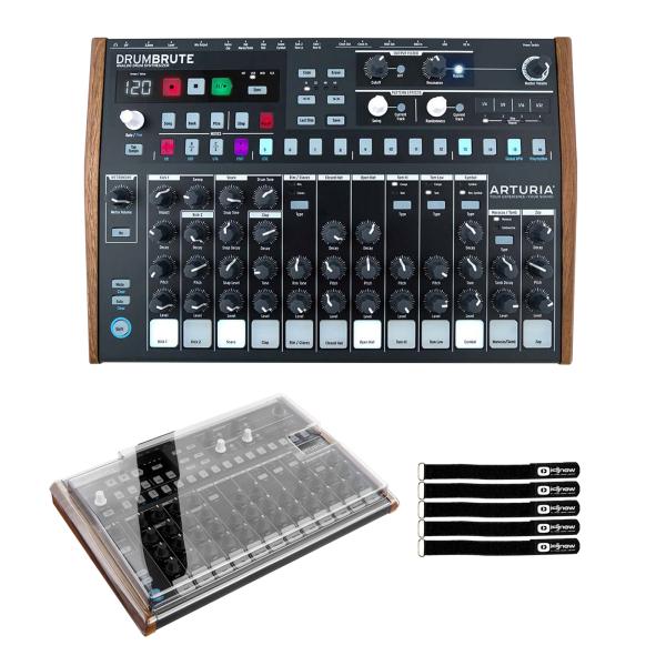 Arturia DrumBrute Analog Drum Machine with Cover Package