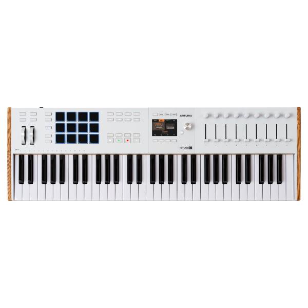 Arturia KeyLab 61 mk3 61-Key MIDI Keyboard Controller in White