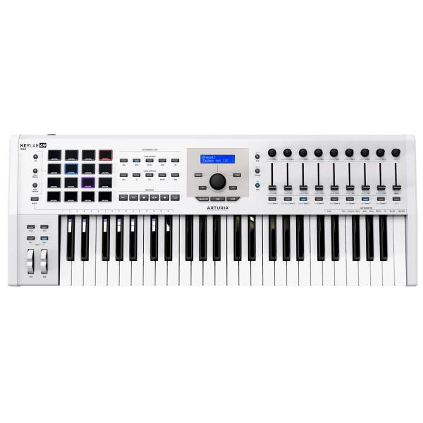 Arturia KeyLab MKII 49-Key MIDI Controller Deluxe in White