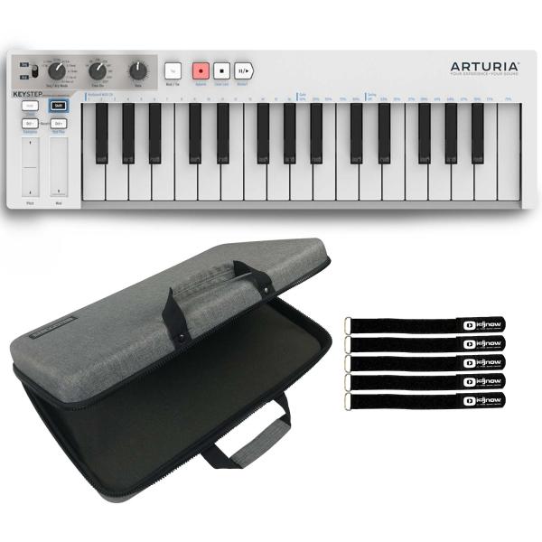 Arturia KeyStep 32-note Portable USB MIDI Controller Keyboard with Controller Bag Package