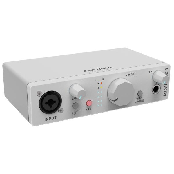 Arturia MINIFUSE-1-WHITE Portable Solo Audio Interface in White