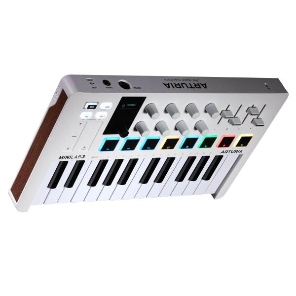 Arturia MINILAB-3-WHITE Controller with Headphones | IDJNOW