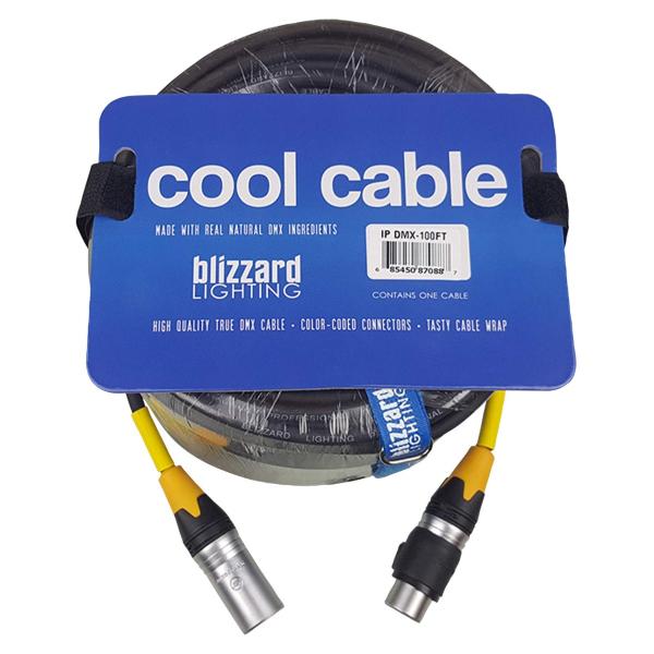 Blizzard Lighting DMX-IP-100Q Cool Cable 100 FT IP65 3-Pin DMX Cable