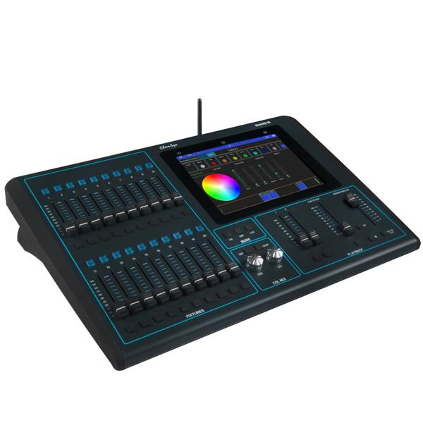 ChamSys QuickQ 10 Console DMX512 Output Port Left Front Angle View