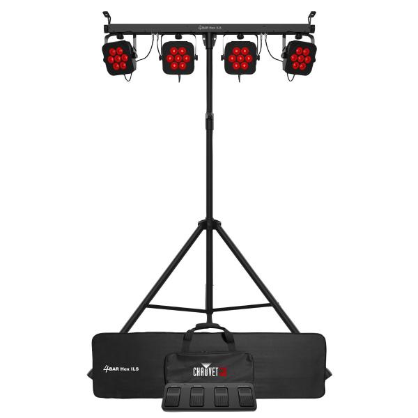 Chauvet DJ 4BAR Hex ILS 6-in-1 LED Complete Wash Lighting Solution