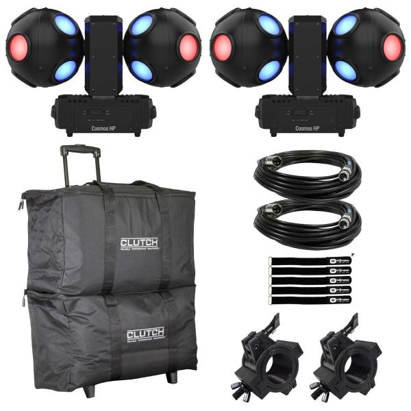 Chauvet DJ Cosmos HP LED Effect Lights with Tote Bags Duo Pack