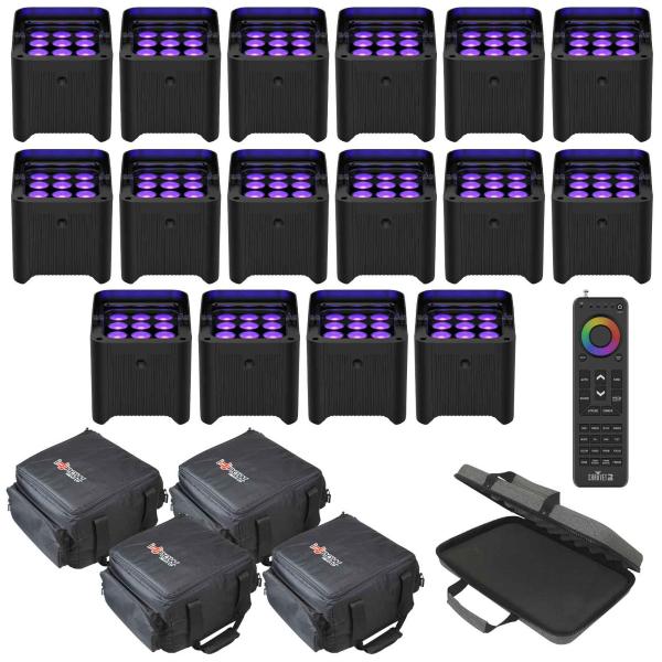 Chauvet Freedom Par H9 IP Wireless Uplights 16 Pack | IDJNOW