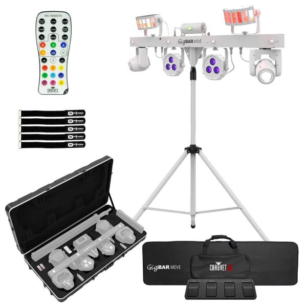 Chauvet DJ GigBar Move White 5-in-1 Effect Light System with Case