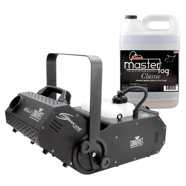 Chauvet DJ Hurricane 1800 Flex DMX Fog Machine with Fog Fluid