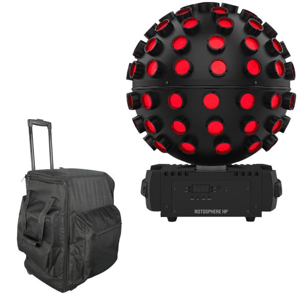 Chauvet DJ Rotosphere HP High Powered 8 Color Mirror Ball & Case