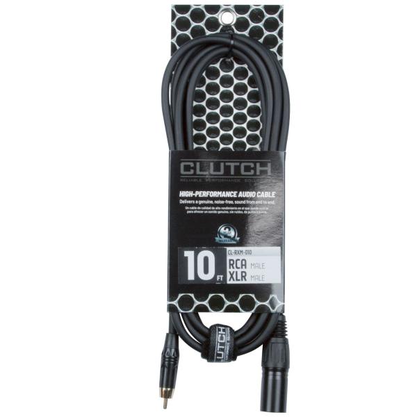 Clutch 10' Sure-Fit RCA to XLR Male Cable | IDJNOW