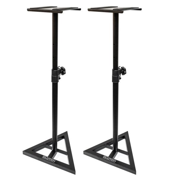2) Clutch CL-MS2 Studio Monitor Stands with Isolator Pads | IDJNOW