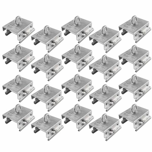 (20) Trusst CT-TENT Adjustable Tent Clamps for Clear Span Tents using Keder Grooved Beams