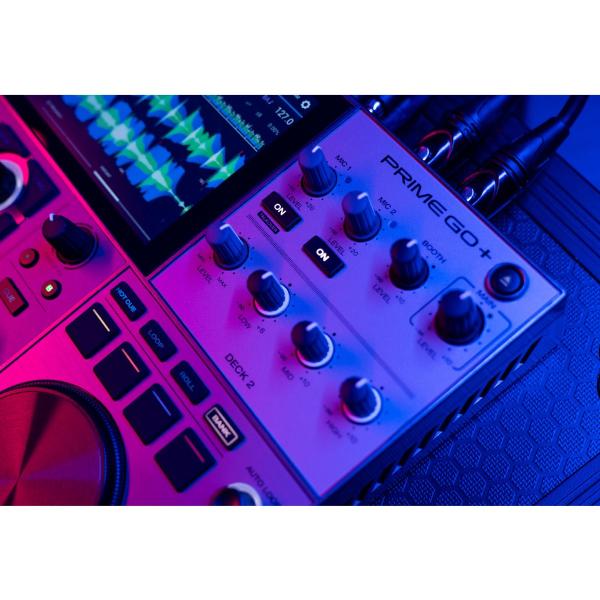 Denon DJ PRIME GO+ Standalone DJ Controller with Black Case