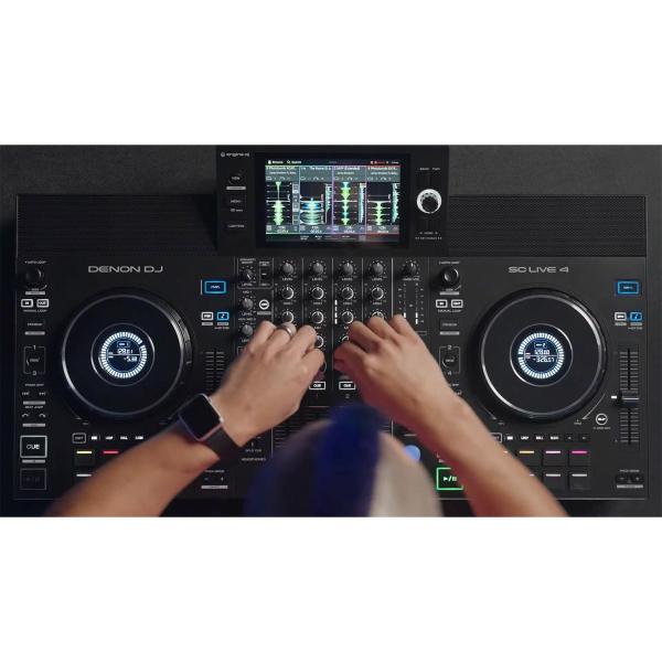 Denon DJ SC LIVE 4 4-Deck Standalone DJ Controller | IDJNOW