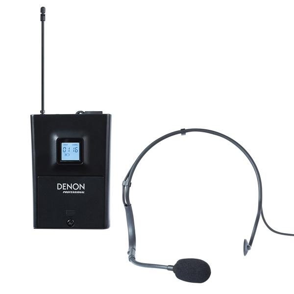 Denon Professional Fitness Pack Beltpack Transmitter and Headworn Microphone for Audio Commander and Commander Sport Portable P.A. Systems